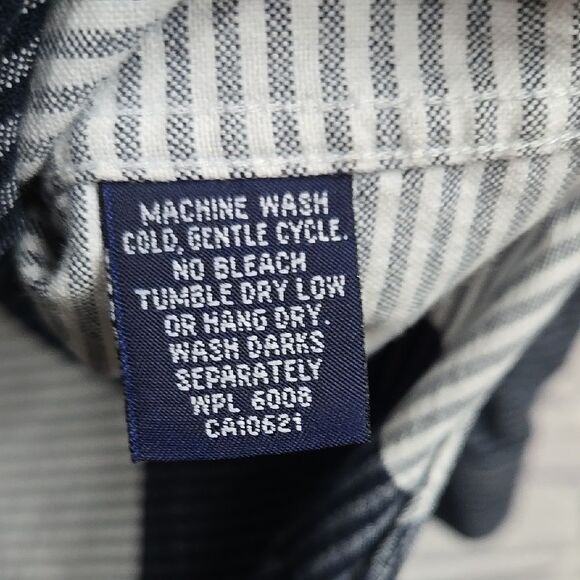 Rough Stock Panhandle Slim Striped Boys XL 18 Western Cowboy Shirt Long Sleeve - Picture 7 of 10